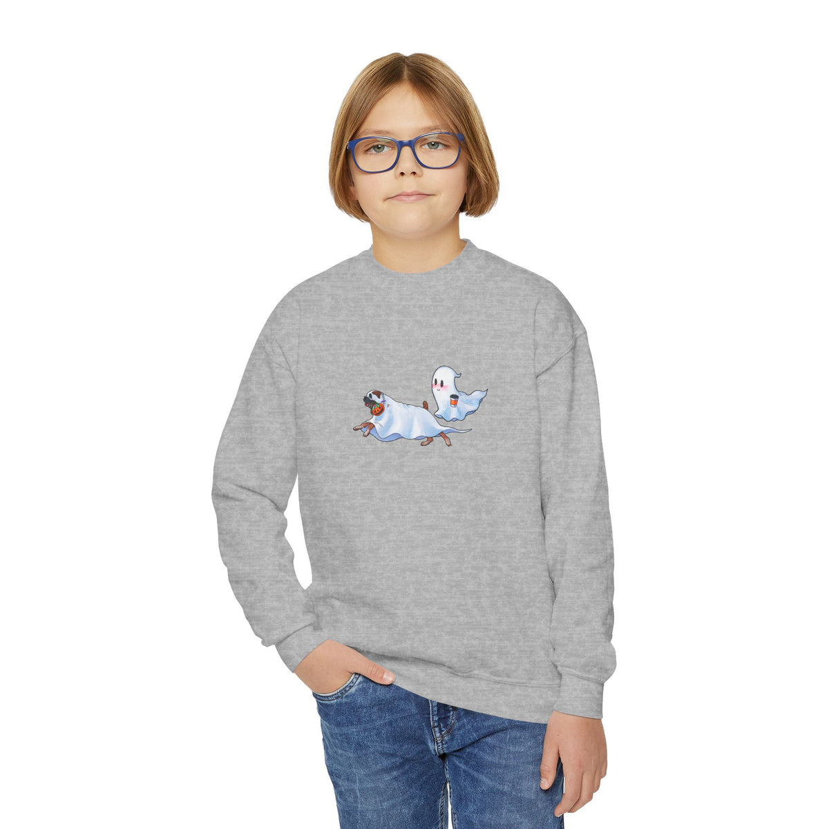 Kids Poppy Halloween Crewneck