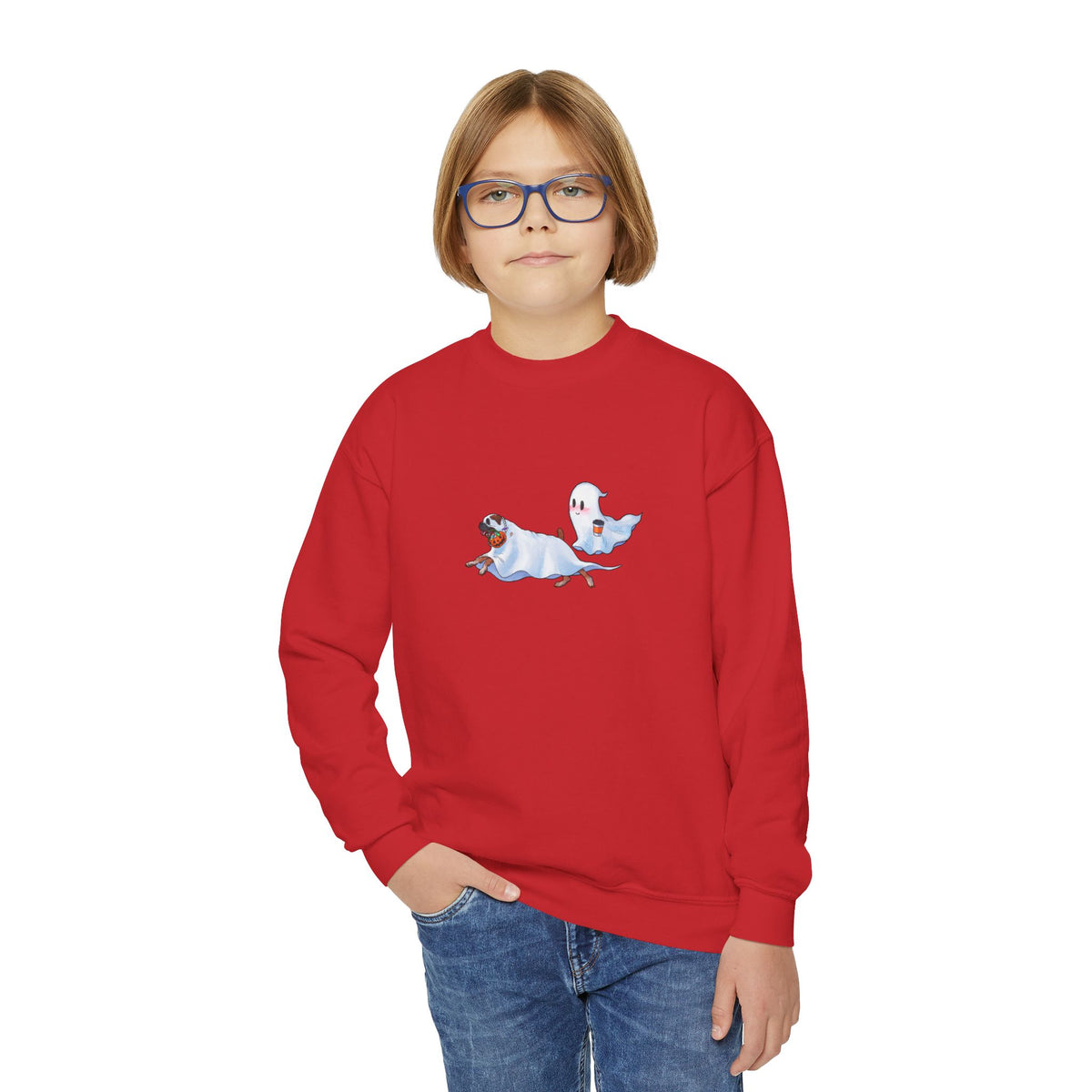 Kids Poppy Halloween Crewneck