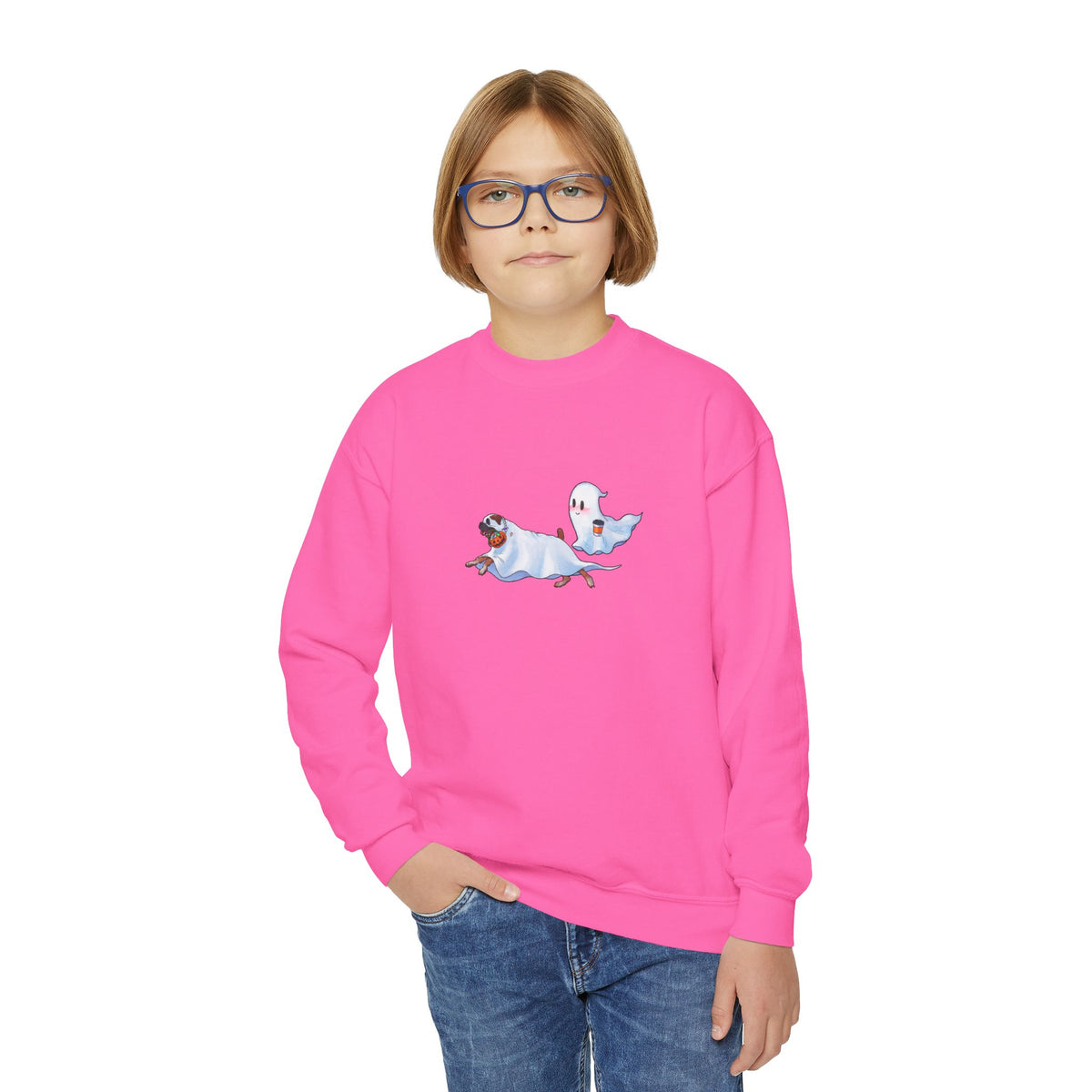 Kids Poppy Halloween Crewneck