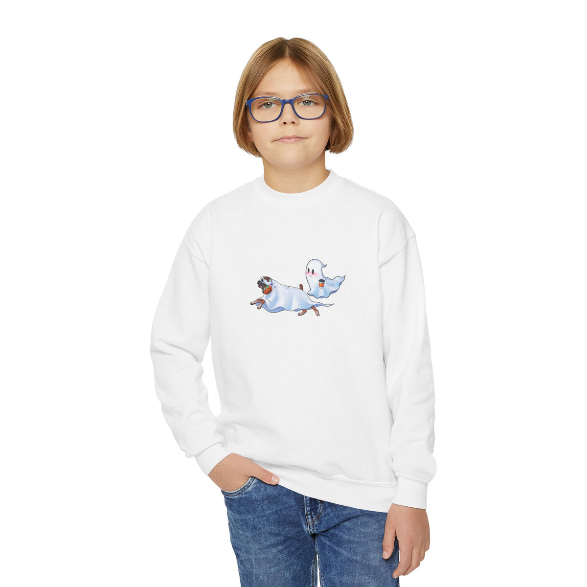 Kids Poppy Halloween Crewneck