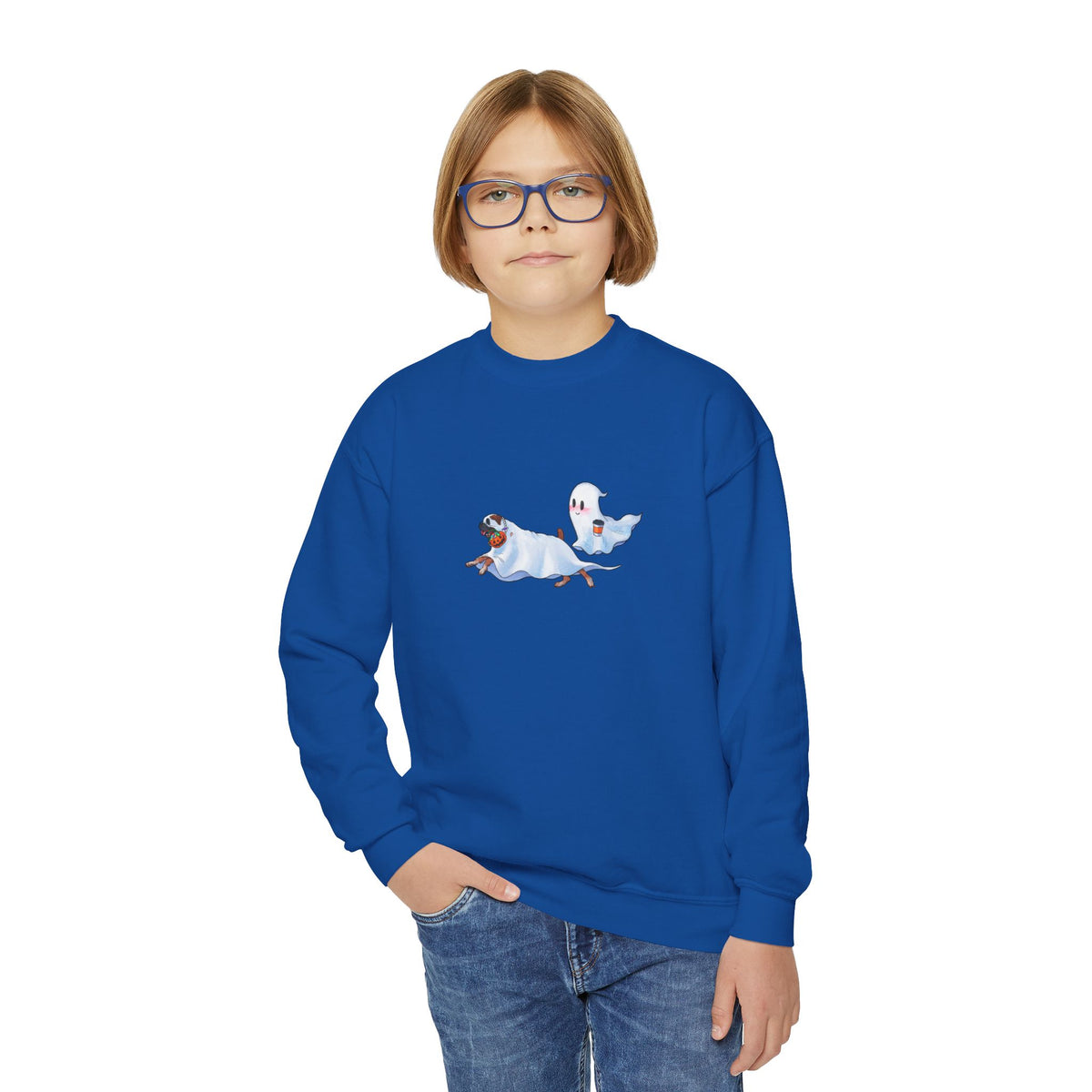 Kids Poppy Halloween Crewneck