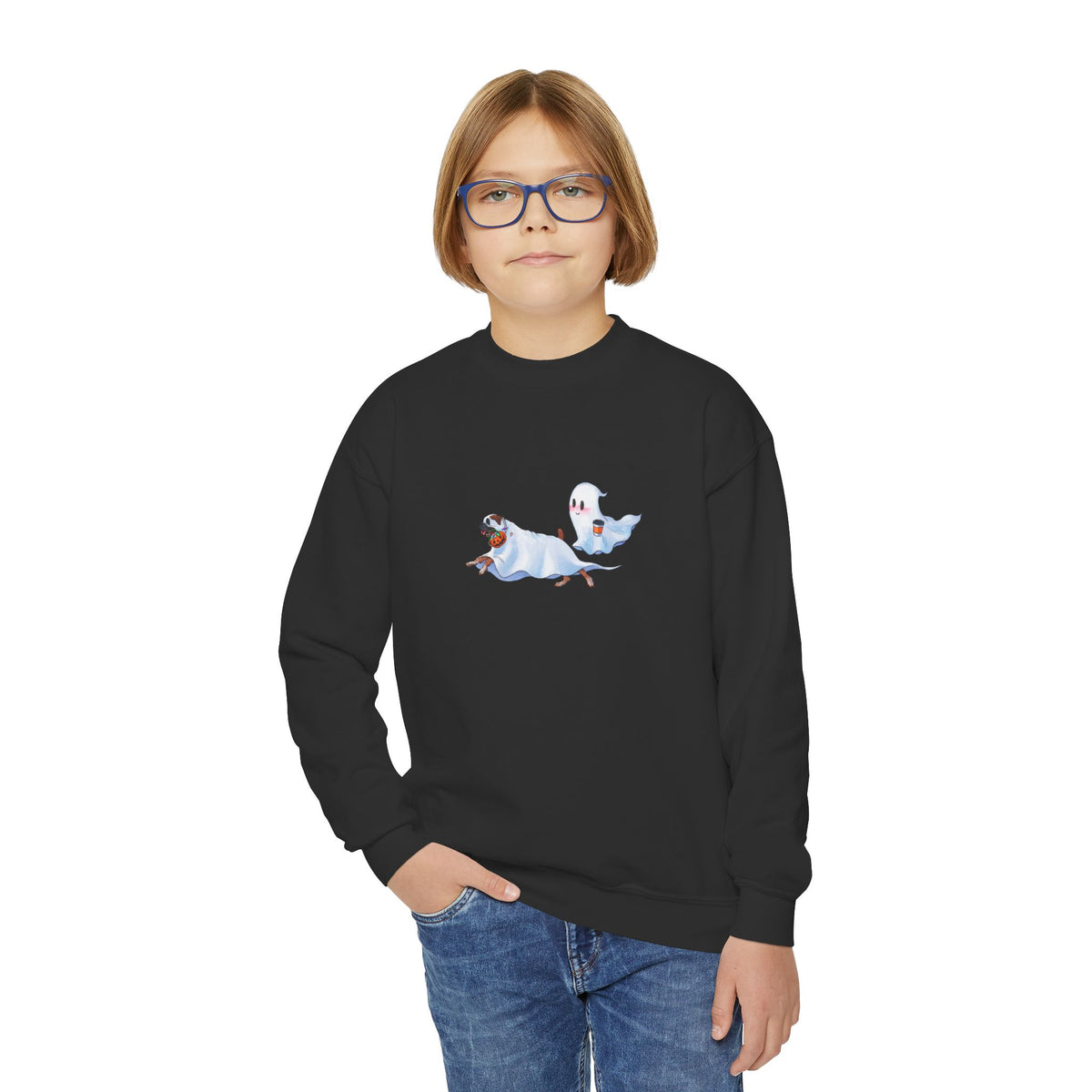 Kids Poppy Halloween Crewneck